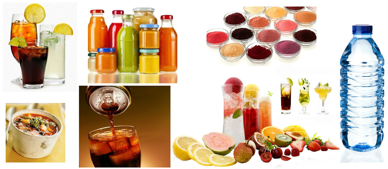 Mineral Water, Juices & Soft Drinks